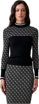 Guess Maglione Aubrey a collo alto - - Knitwear - Donna - Nero - L