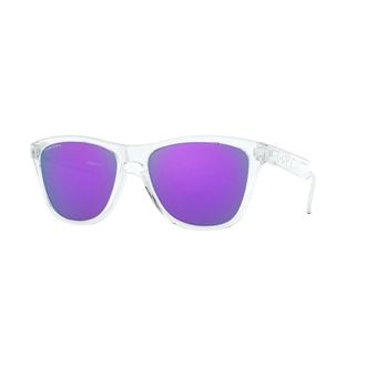 Oakley Sunglasses, male, Multicolor, 55 MM, Frogskins Sunglasses Violet Prizm White