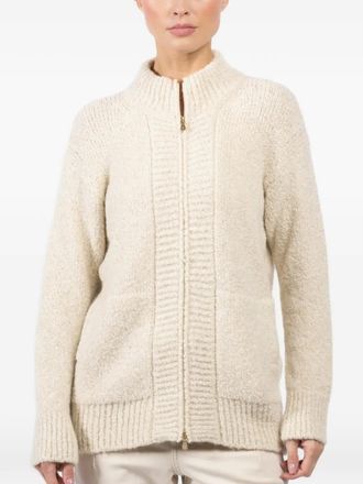 Eleventy zip pocket knitwear - Neutrals