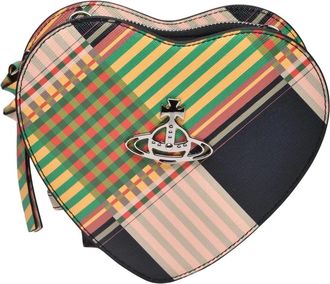 Vivienne Westwood Tassen, Dames, Veelkleurig, ONE Size, Louise Heart Crossbody Tas