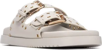 Xti Womens Eyelets Double Strap Buckle Sandals