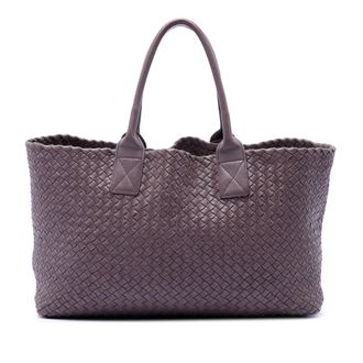 Bottega Veneta Pre-owned Bottega Veneta Limited Edition Medium Lambskin Intreccio Cabat Tote Ladies H9MZQF1GQON7TFU1