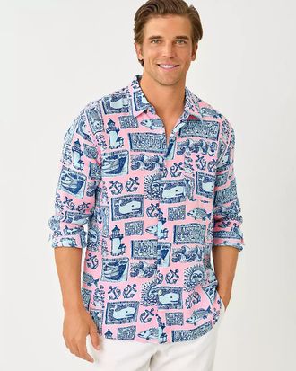 Lilly Pulitzer Mens Stuff Addison Button Down Shirt