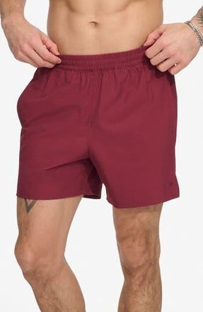DKNY Hybrid Volley Swim Trunks in Burgundy at Nordstrom Rack, Size Xx-Large