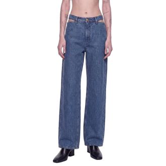 Jil Sander Cut-Out 5 Pocket Jeans