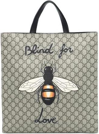 Gucci Pre-owned Tote Bags, female, Beige, Size: ONE SIZE Pre-owned Fabric gucci-bags