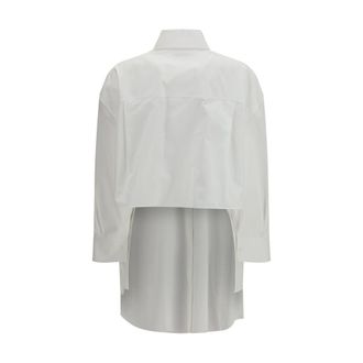 Givenchy Womens White Cotton Dress Shirt