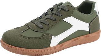 Generic Green Womens Casual Sneakers with Soft Sole and Round Toe for Stylish Outfits in Outdoor Adventures