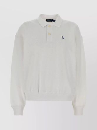 Polo Ralph Lauren long sleeve polo shirt with ribbed cuffs