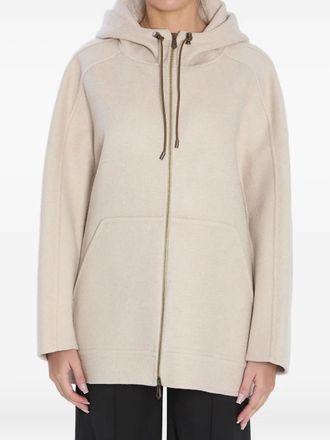 Max Mara cashmere hooded coat - women - Cashmere - 36 - Grey