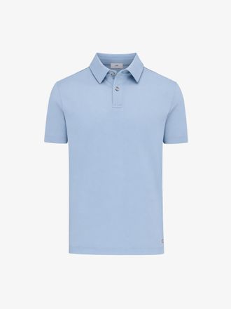 Gentiluomo 2-Button Polo | Lichtblauw