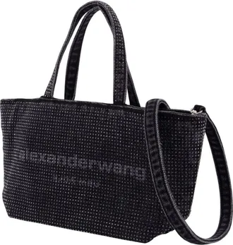 Alexander Wang Womens Punch Small Tote Cotton Dark Grey Totes-shopping-bags