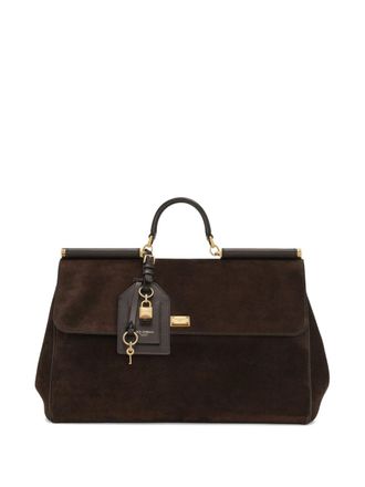 Dolce & Gabbana My Sicily Large Leather Handbag