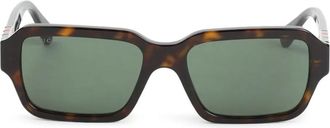 Gucci Occhiali rettangolari - Marrone