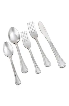 Berghoff Two-Tone Matte Flatware Set - 20 Piece Set in Silver at Nordstrom Rack