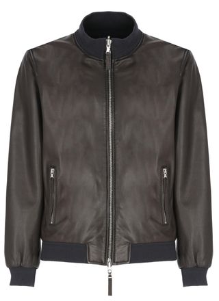 The Jack Leathers Brown Dennis Reversible Leather Jacket