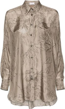 Brunello Cucinelli Shirt Ml940Mk976_C6011 Nwt, Size Small