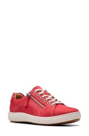 Clarks Nalle Side Zip Sneaker in Reb Nubuck at Nordstrom Rack, Size 8.5