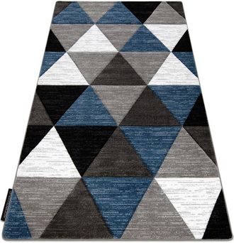 RugsX Alfombra Alter Rino Tri&aacute;ngulos Azul Blue 280x370 Cm