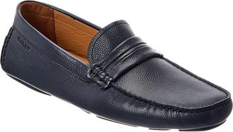 Bally Buckle Leather Loafer