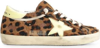 Golden Goose Leopard Print Super Star Sneakers