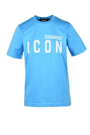 Dsquared2 Light Blue Women Cotton T-shirt