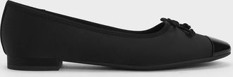 Charles & Keith Glennis Recycled Polyester Bow Ballet Flats