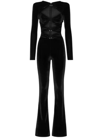 Philipp Plein Uitgesneden jumpsuit - Zwart