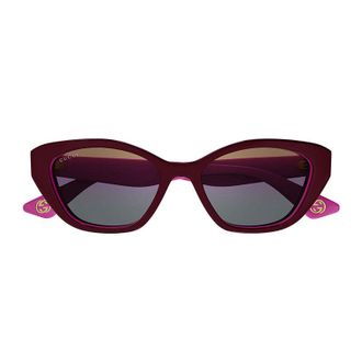 Gucci GG1638S003 Gradient Mirror Lenses Sunglasses - Purple