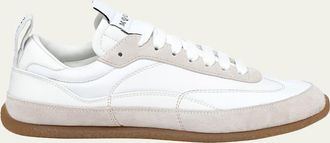 Alexander McQueen Mens EC1 Suede and Nylon Low-Top Trainers