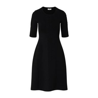 Liu Jo Knit Fit & Flare Jurk - Dames - Kleedjes - Zwart - M - Kleedjes