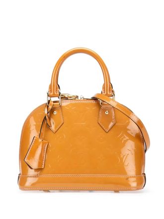 Louis Vuitton 2021-2025 Monogram Vernis Alma BB satchel - Brown