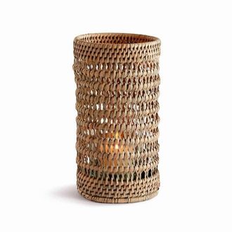 Napa Home & Garden Burma Rattan Hurricane in Brown at Nordstrom, Size Small