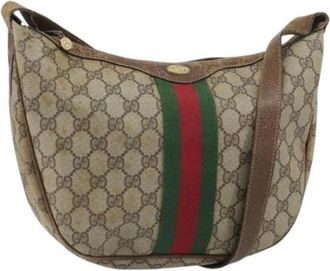 Gucci Pre-owned Shoulder Bags, female, Beige, Size: ONE SIZE Pre-owned Vintage Shoulder Bag