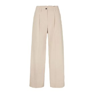 Windsor Marlene broek - Dames - Broeken - Beige - Maat: 3XL Katoen