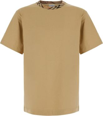 Burberry Beige Crew Neck T-Shirt