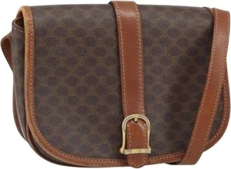 Celine Pre-owned Cross Body Bags, female, Brown, Size: ONE SIZE Pre-owned Vintage Cross Body Bag
