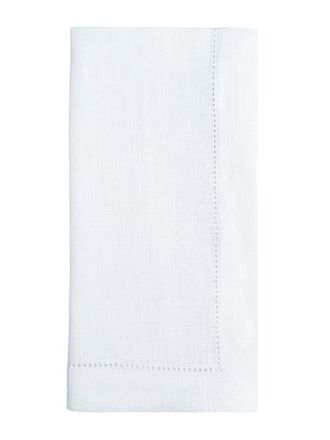 Anaya with Love Linen Hemstitch Napkin Set in Bright White at Nordstrom