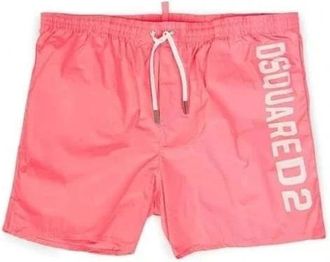 Dsquared2 Heren, Badkleding, Roze, Maat: XL
