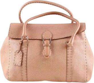 Fendi Pre-owned Linda Selleria Cabas - Dames - Vintage Handtas - Roze - ONE Size - Leer - Vintage