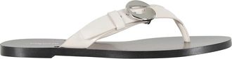 Coperni Sandal C logo slippers - Dames - Slippers - Wit - 36 EU - Schoenen