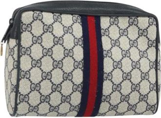 Gucci Pre-owned Clutches, female, Blue, Size: ONE SIZE Pre-owned Plastic Clutch