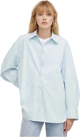 Day Birger Et Mikkelsen Relaxed Shirt - Dames - Overhemden - Blauw - XS - Katoen - Overhemden