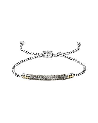 Samuel B. 18K & Silver 0.94 Ct. Tw. White Topaz Bracelet