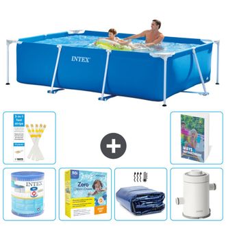 Intex Piscina Con Estructura Rectangular - 260x160x65 Cm - 7-piezas S65
