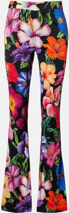 Dolce & Gabbana Floral flared pants