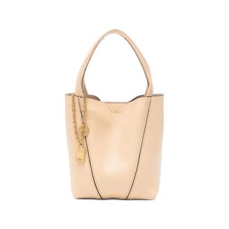 Chlo&eacute; Small Ring-detail Leather Rtote Bag