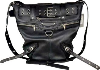 Generic Black Studded Purse - Bucket Shaped Purse, Dark Style Handbag, Durable Material | Practical For Daily, Womens And Girls Casual Use, Versatile Fashion 