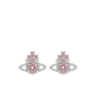 Vivienne Westwood Valentina Earrings - Dames - Oorbellen - Grijs - ONE Size - Nylon - Accessoires