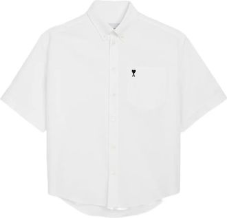 Ami Camicia con ricamo - Bianco